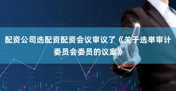 配资公司选配资配资会议审议了《关于选举审计委员会委员的议案》